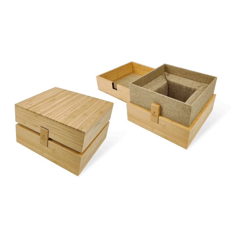 Bamboo Tea Set Box BW-03